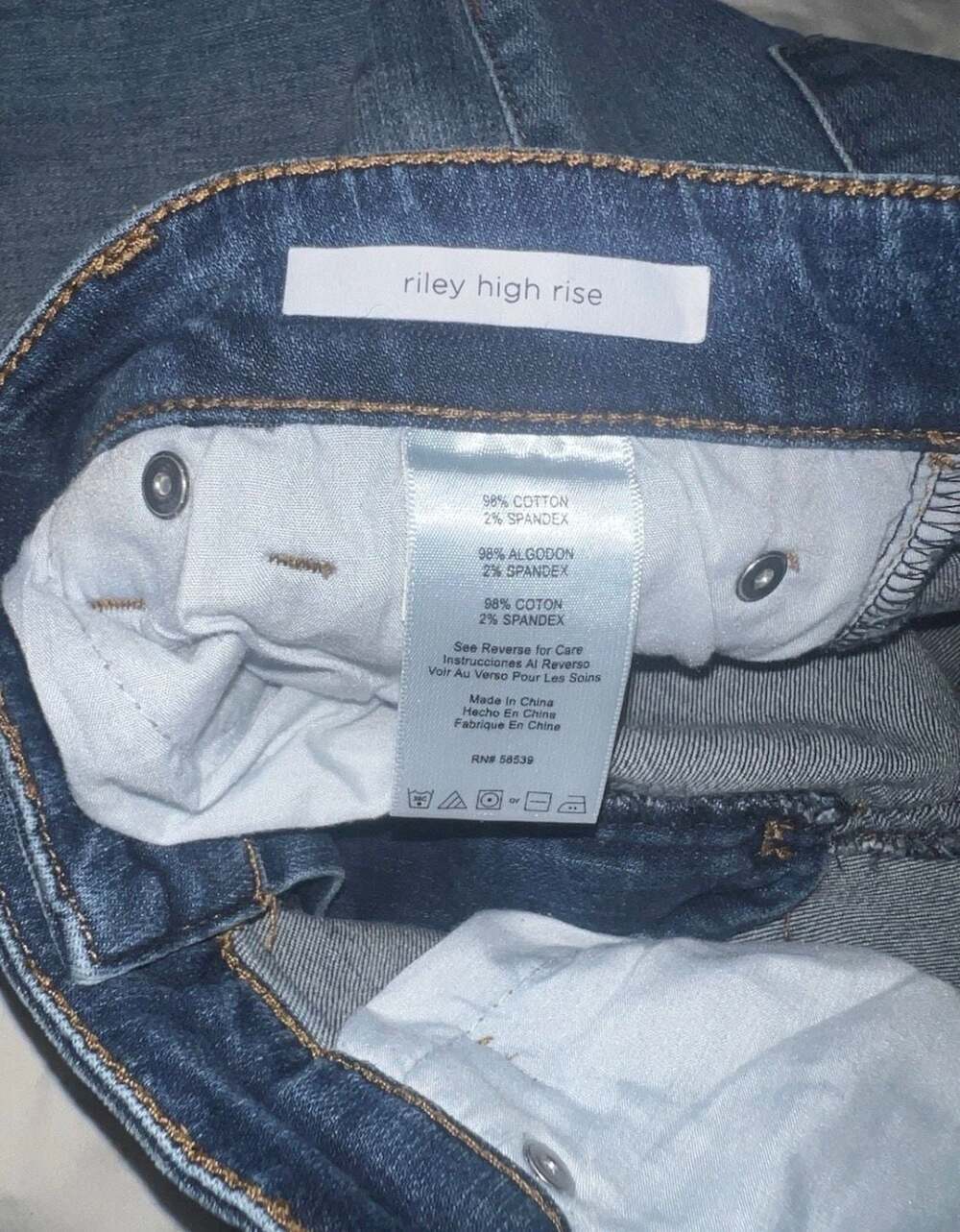st.blue Riley High Rise Straight Leg Jeans - Picture 5 of 8